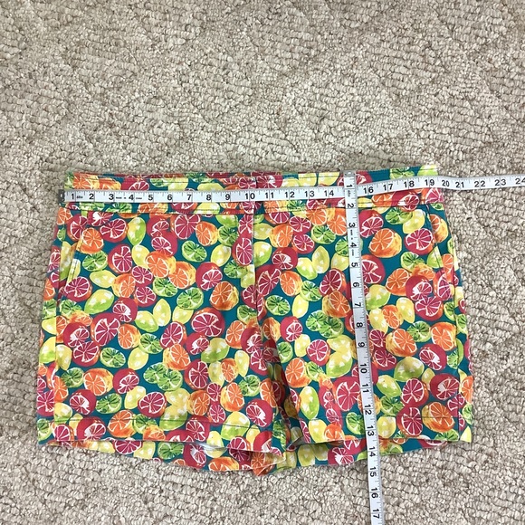 JUNIPER+LIME Citrus Print Denim Shorts 121 - Picture 6 of 9